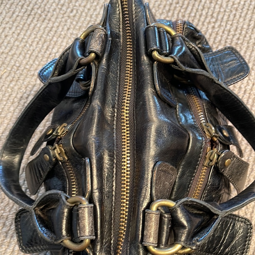 Chloe Black Quilted Leather Tote - Picture 10 of 13
